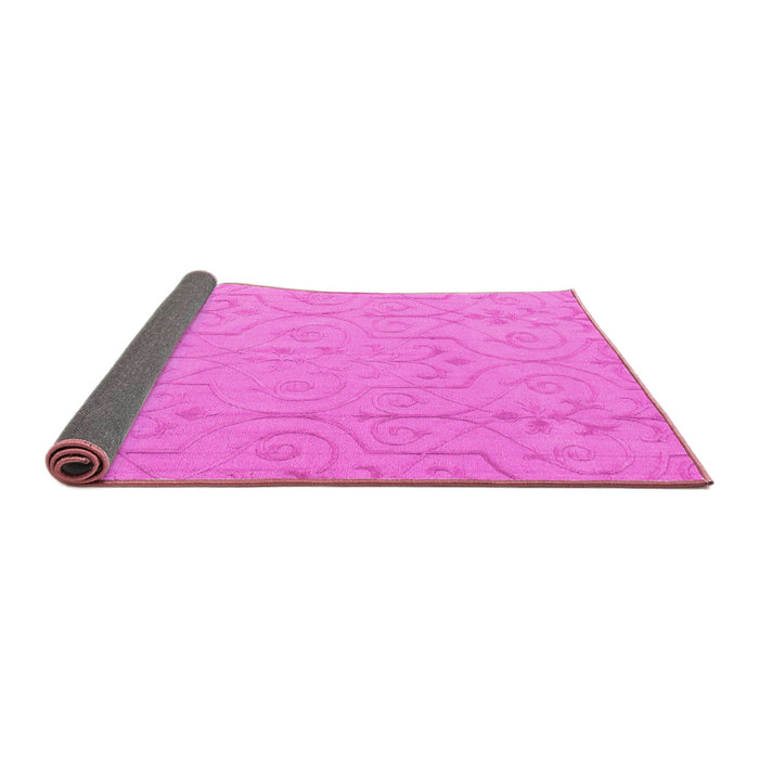 Sideview of Abstract Pink Modern Rug, abs5103pnk