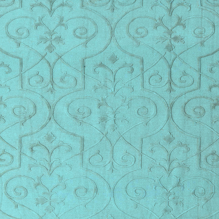 Square Abstract Light Blue Modern Rug, abs5103lblu