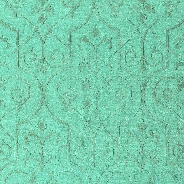 Machine Washable Abstract Turquoise Modern Area Rugs, wshabs5103turq