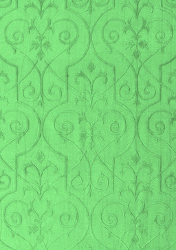 Abstract Emerald Green Modern Rug, abs5103emgrn