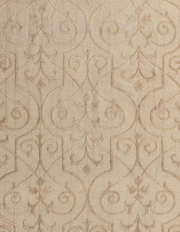 Machine Washable Abstract Camel Brown Rug, wshabs5103