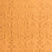 Square Abstract Orange Modern Rug, abs5103org