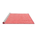 Modern Red Washable Rugs