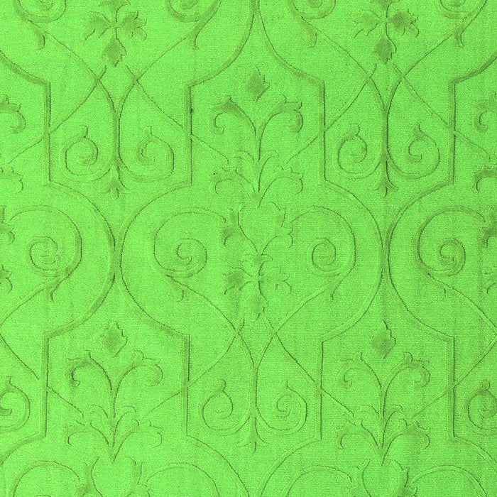 Machine Washable Abstract Green Modern Area Rugs, wshabs5103grn