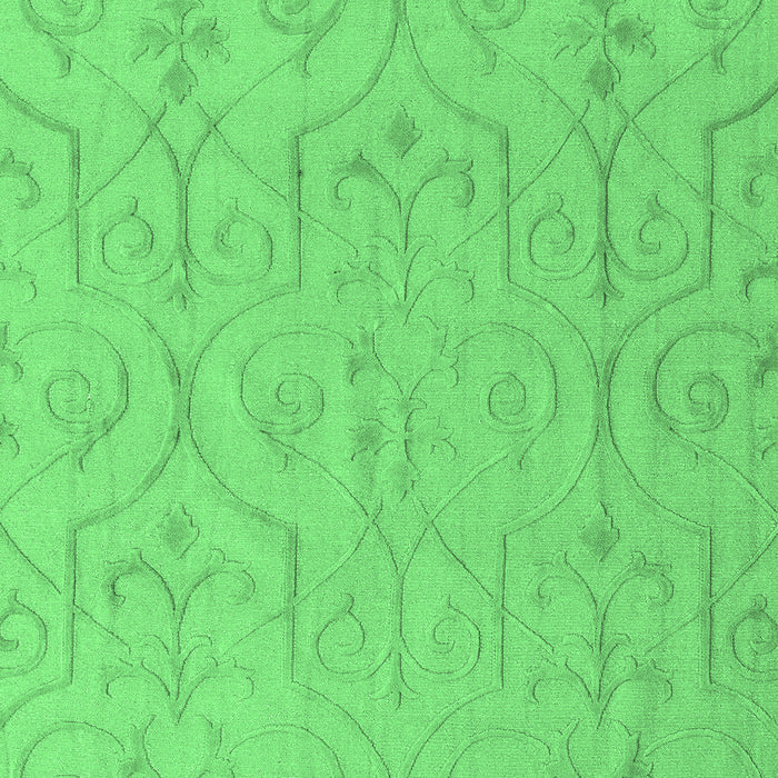 Machine Washable Abstract Emerald Green Modern Area Rugs, wshabs5103emgrn