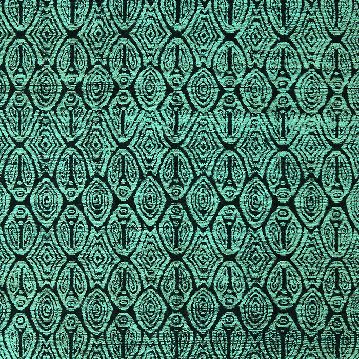 Machine Washable Abstract Turquoise Modern Area Rugs, wshabs5104turq