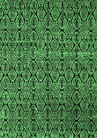 Abstract Emerald Green Modern Rug, abs5104emgrn