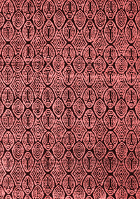 Abstract Red Modern Rug, abs5104red