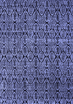 Abstract Blue Modern Rug, abs5104blu