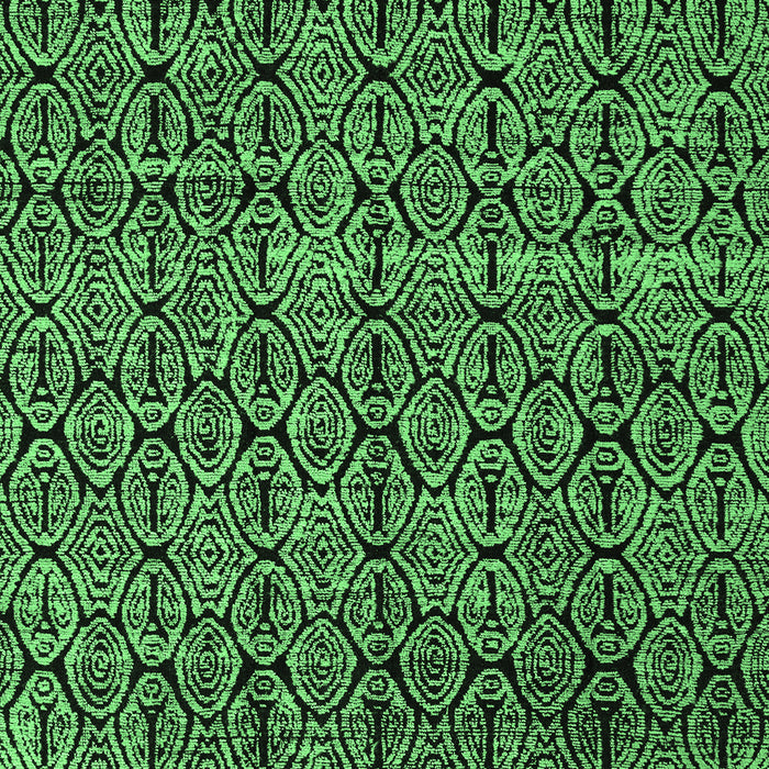 Machine Washable Abstract Emerald Green Modern Area Rugs, wshabs5104emgrn