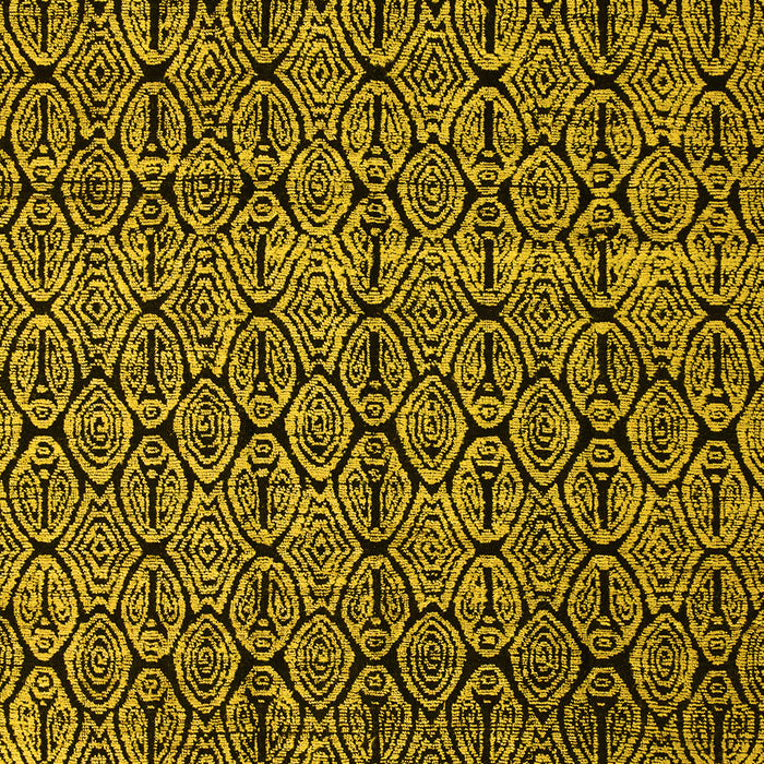 Machine Washable Abstract Yellow Modern Rug, wshabs5104yw