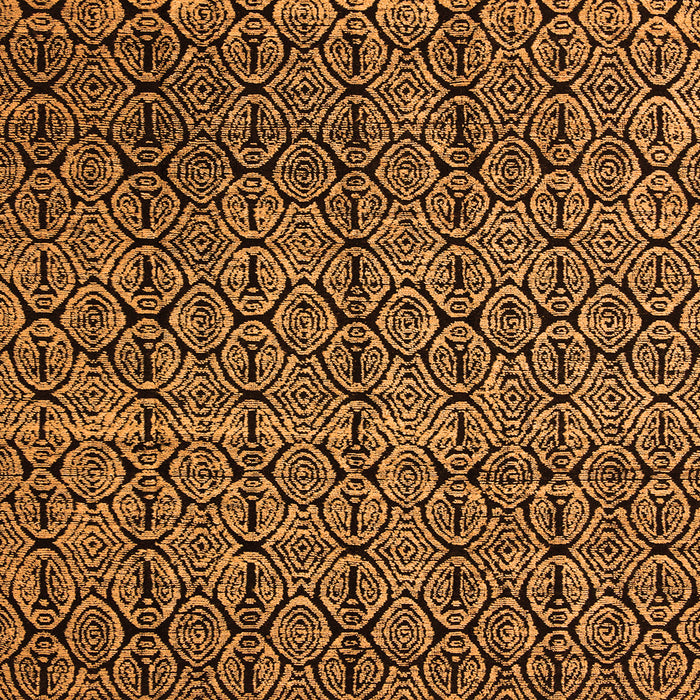 Square Abstract Orange Modern Rug, abs5104org