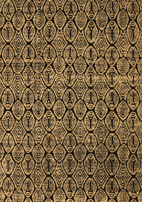 Abstract Brown Modern Rug, abs5104brn