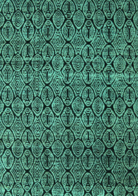 Abstract Turquoise Modern Rug, abs5104turq