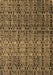 Machine Washable Abstract Brown Modern Rug, wshabs5105brn