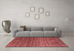 Modern Red Washable Rugs