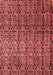 Abstract Red Modern Area Rugs