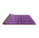 Sideview of Abstract Purple Modern Rug, abs5105pur