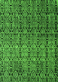 Abstract Green Modern Rug, abs5105grn