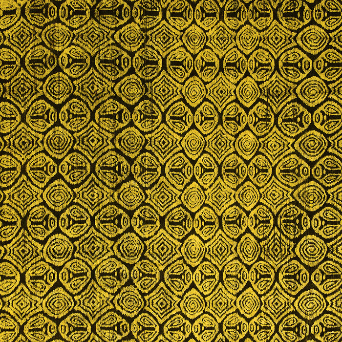 Square Abstract Yellow Modern Rug, abs5105yw