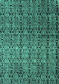 Abstract Turquoise Modern Rug, abs5105turq