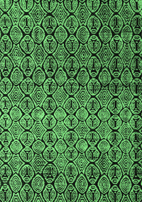 Abstract Emerald Green Modern Rug, abs5105emgrn