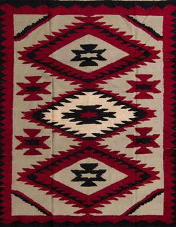 Abstract Dark Almond Brown Modern Rug, abs5106