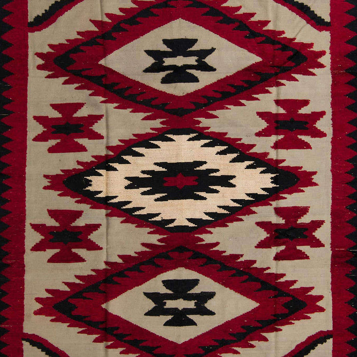 Abstract Dark Almond Brown Modern Rug, abs5106