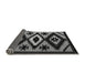 Sideview of Abstract Gray Modern Rug, abs5106gry