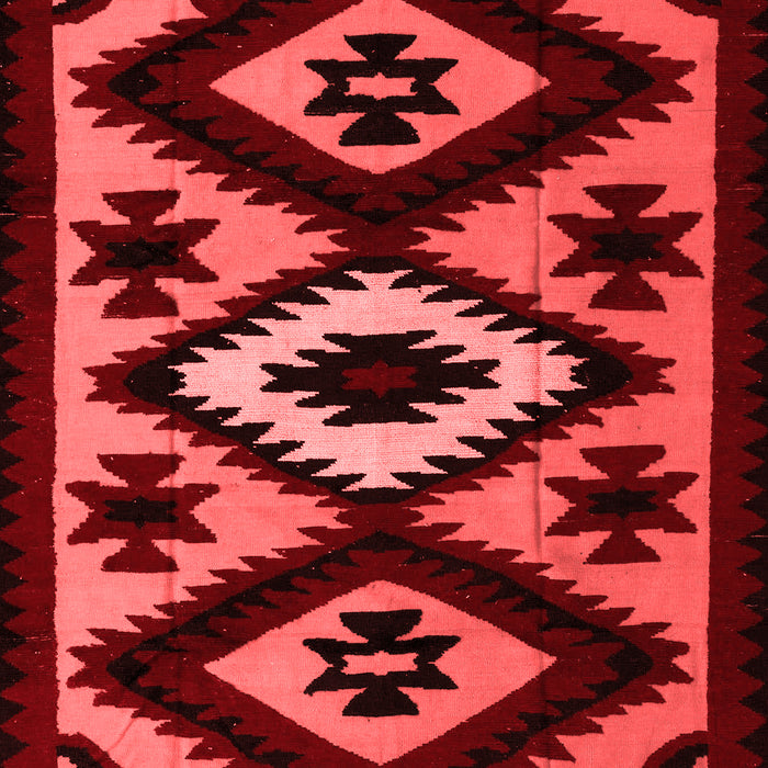 Machine Washable Abstract Red Modern Rug, wshabs5106red