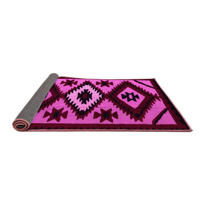 Sideview of Abstract Pink Modern Rug, abs5106pnk