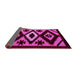 Sideview of Abstract Pink Modern Rug, abs5106pnk