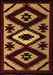 Abstract Brown Modern Rug, abs5106brn