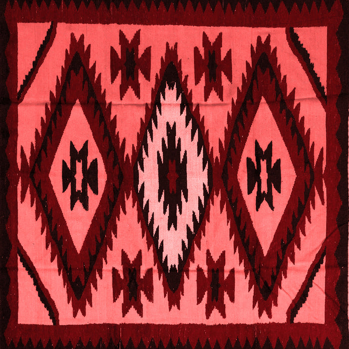 Abstract Red Modern Rug, abs5106red