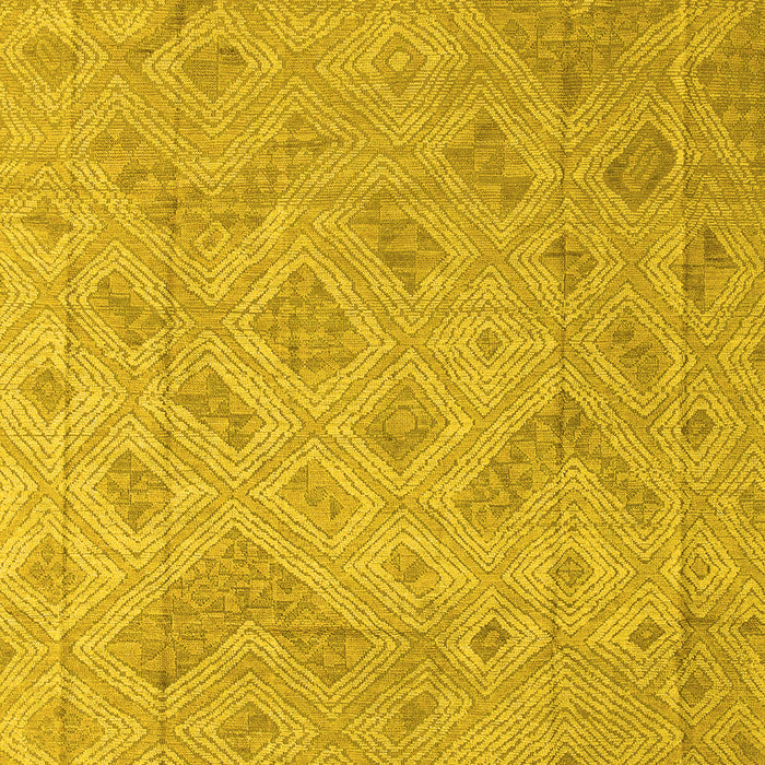 Abstract Yellow Modern Rug, abs5107yw