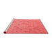 Modern Red Washable Rugs