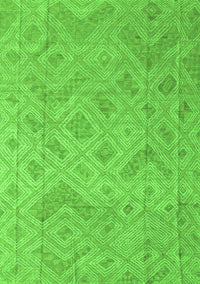 Abstract Green Modern Rug, abs5107grn