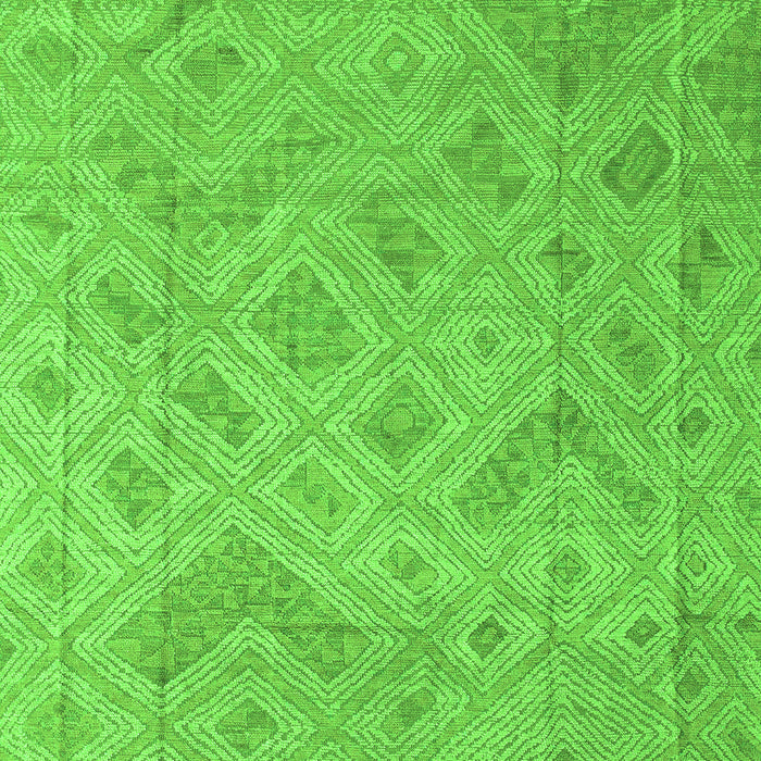 Abstract Green Modern Rug, abs5107grn