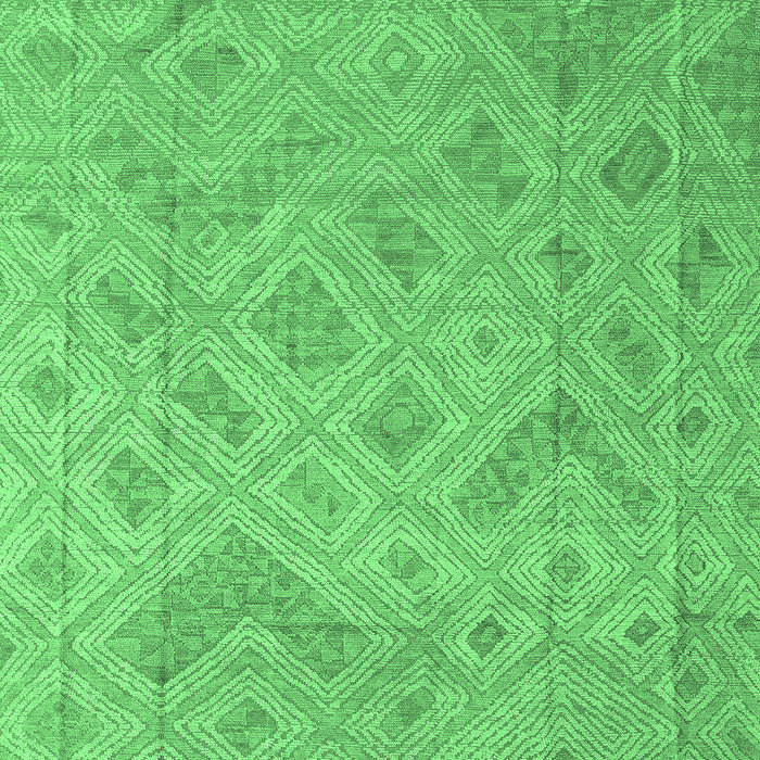 Abstract Emerald Green Modern Rug, abs5107emgrn