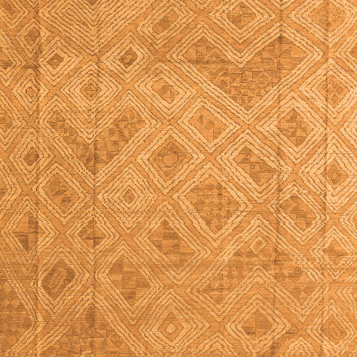 Abstract Orange Modern Rug, abs5107org