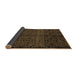 Sideview of Abstract Brown Modern Rug, abs5108brn