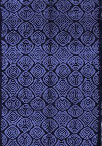 Abstract Blue Modern Rug, abs5108blu