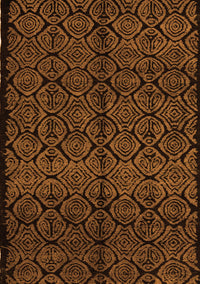 Abstract Orange Modern Rug, abs5108org