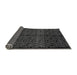 Sideview of Abstract Gray Modern Rug, abs5108gry