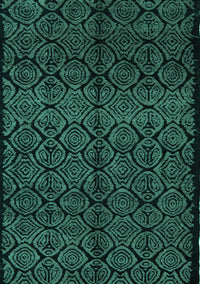 Abstract Turquoise Modern Rug, abs5108turq