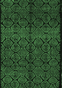 Abstract Emerald Green Modern Rug, abs5108emgrn