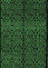 Abstract Emerald Green Modern Rug, abs5108emgrn