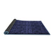 Sideview of Abstract Blue Modern Rug, abs5108blu