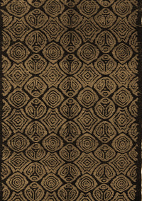 Abstract Brown Modern Rug, abs5108brn