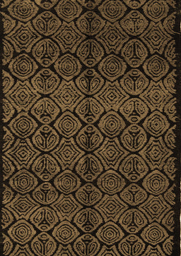Abstract Brown Modern Rug, abs5108brn